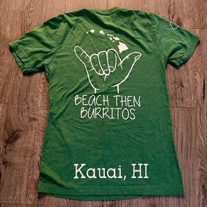 Mariachi’s Mexican T-Shirt Kauai Hawaii Small men’s women’s burritos then beach​